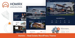 دانلود Homirx قالب املاک وردپرس