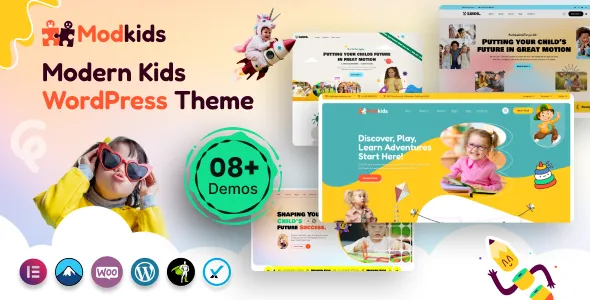 دانلود Modkids قالب مدرن کودکانه وردپرس