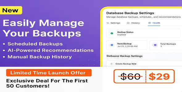 دانلود Backup Module ماژول بکاپ برای اسکریپت تیبل ترک
