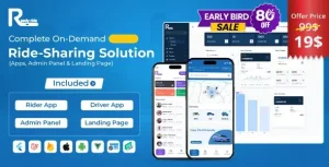 دانلود ReadyRide پلتفرم تاکسی آنلاین و سفر اشتراکی