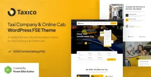 دانلود Taxico قالب تاکسی آنلاین وردپرس