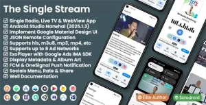دانلود The Single Stream اپلیکیشن وب ویو و استریم