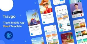 دانلود Travgo قالب ری اکت نکست جی اس اپلیکیشن موبایل