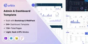 دانلود قالب Urbix Bootstrap