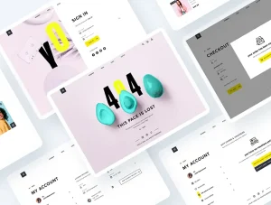 دانلود YOLO SHOP طرح لایه باز ریسپانسیو فیگما