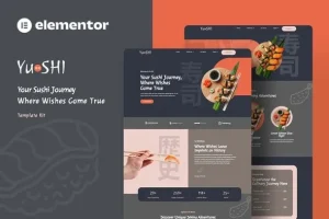 دانلود کیت تمپلیت Yushi برای المنتور