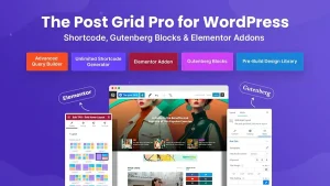 دانلود افزونه Radius Theme The Post Grid Pro برای وردپرس