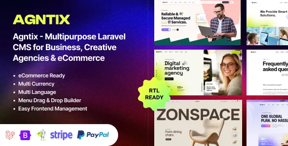 دانلود Agntix اسکریپت لاراول مدیریت محتوا
