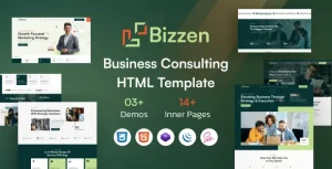 دانلود Bizzen قالب HTML سایت مشاوره ای