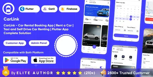 دانلود CarLink اپلیکیشن رزرو و اجاره خودرو
