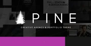 دانلود Pine قالب نمونه کار وردپرس