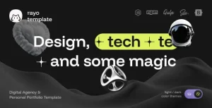 دانلود قالب اچ تی ام ال Rayo