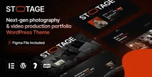 دانلود Stotage قالب ویدیو و عکاسی وردپرس