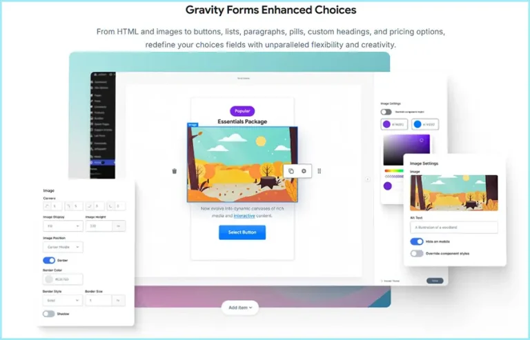 دانلود افزونه Gravity Forms Enhanced Choices