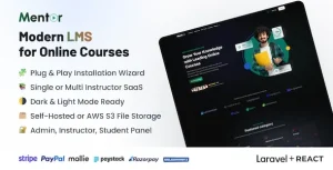 دانلود Mentor LMS اسکریپت آموزش آنلاین