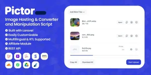 دانلود Pictor اسکریپت میزبانی عکس و تبدیل تصویر