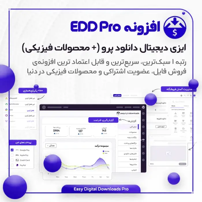 دانلود Easy Digital Downloads Pro (افزونه EDD حرفه ای) وردپرس