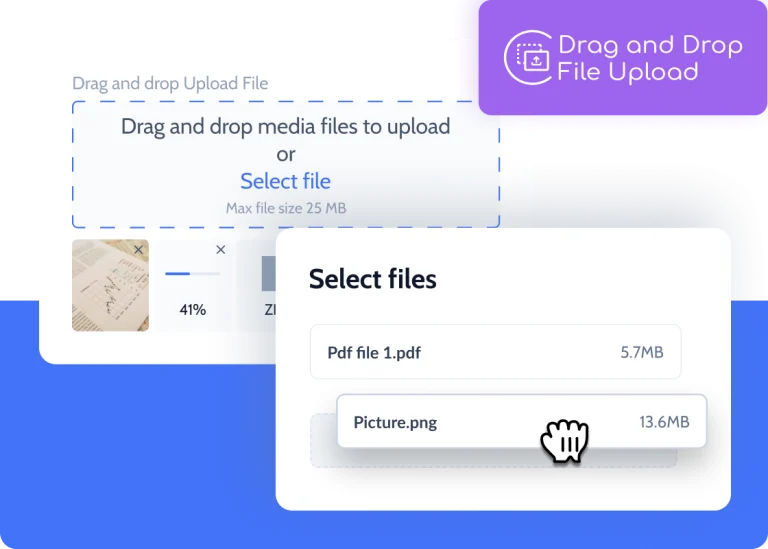 دانلد ادآن Drag and Drop File Upload برای جت فرم بیلدر